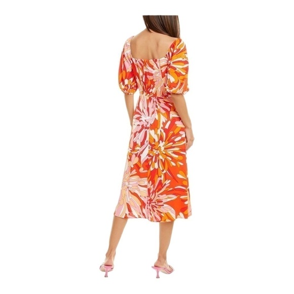 Traffic People Dandy A-Line Dress Groovy Psychedelic 70s Print Size small - Picture 2 of 8